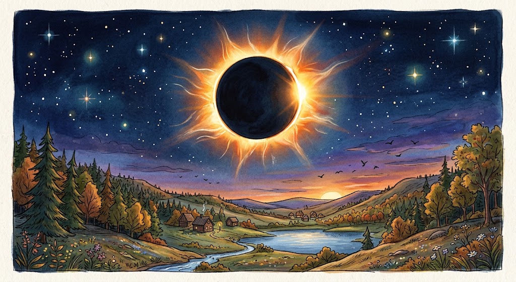 " L’Éclipse  -  Lorsque l’Univers inventa leur rencontre "